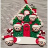 Christmas House Ornament with 6